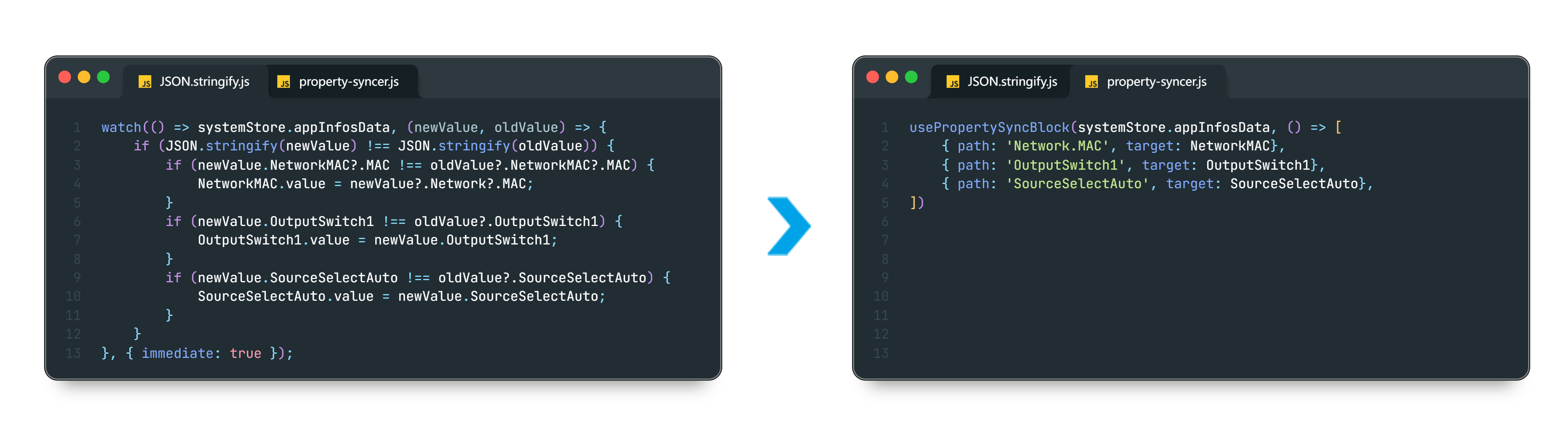 Feature comparison Feature comparison